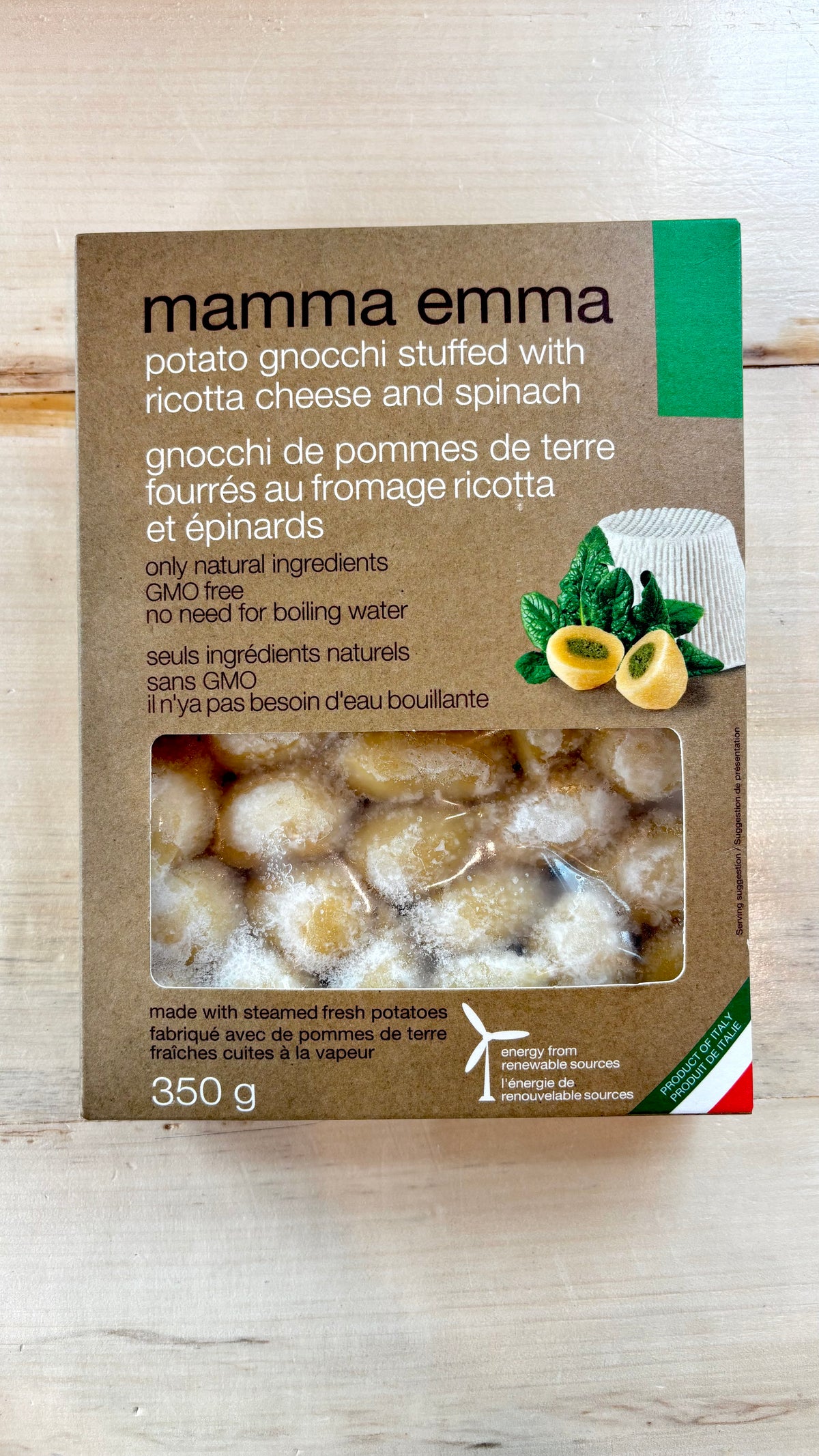 Pasta - Gnocchi - Ricotta & Spinach