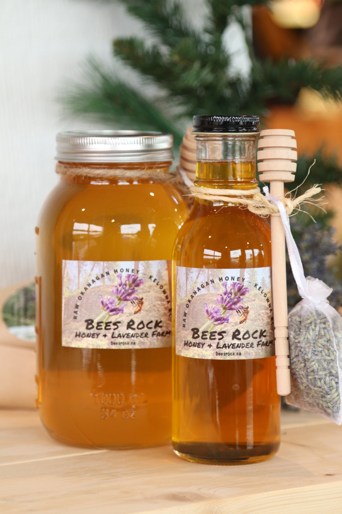 Bees Rock Pure Raw Okanagan Honey