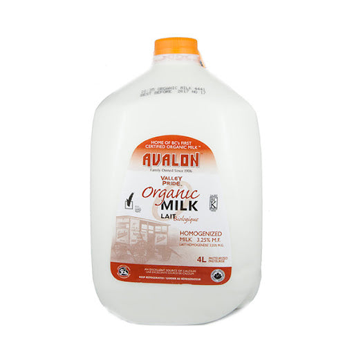 Avalon Organic 3.25% 4L