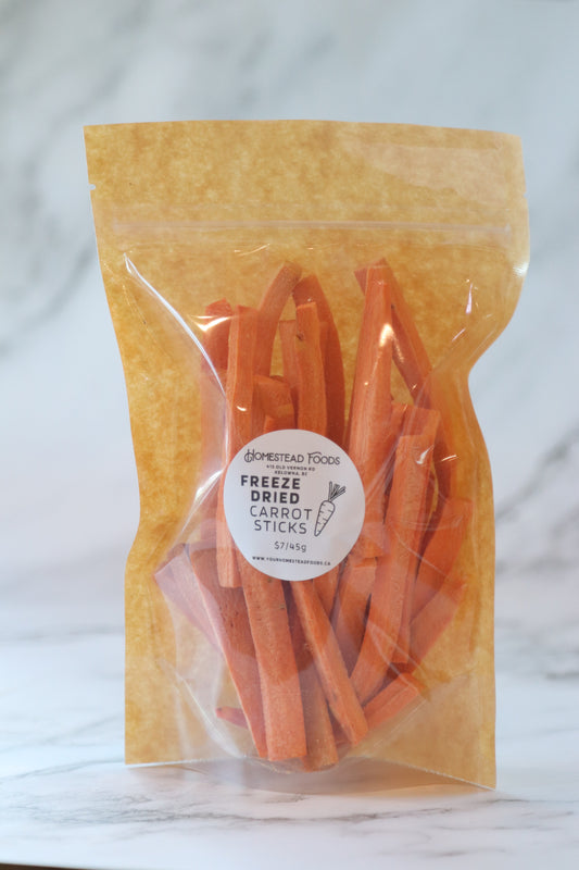 Freeze Dried Carrot Sticks