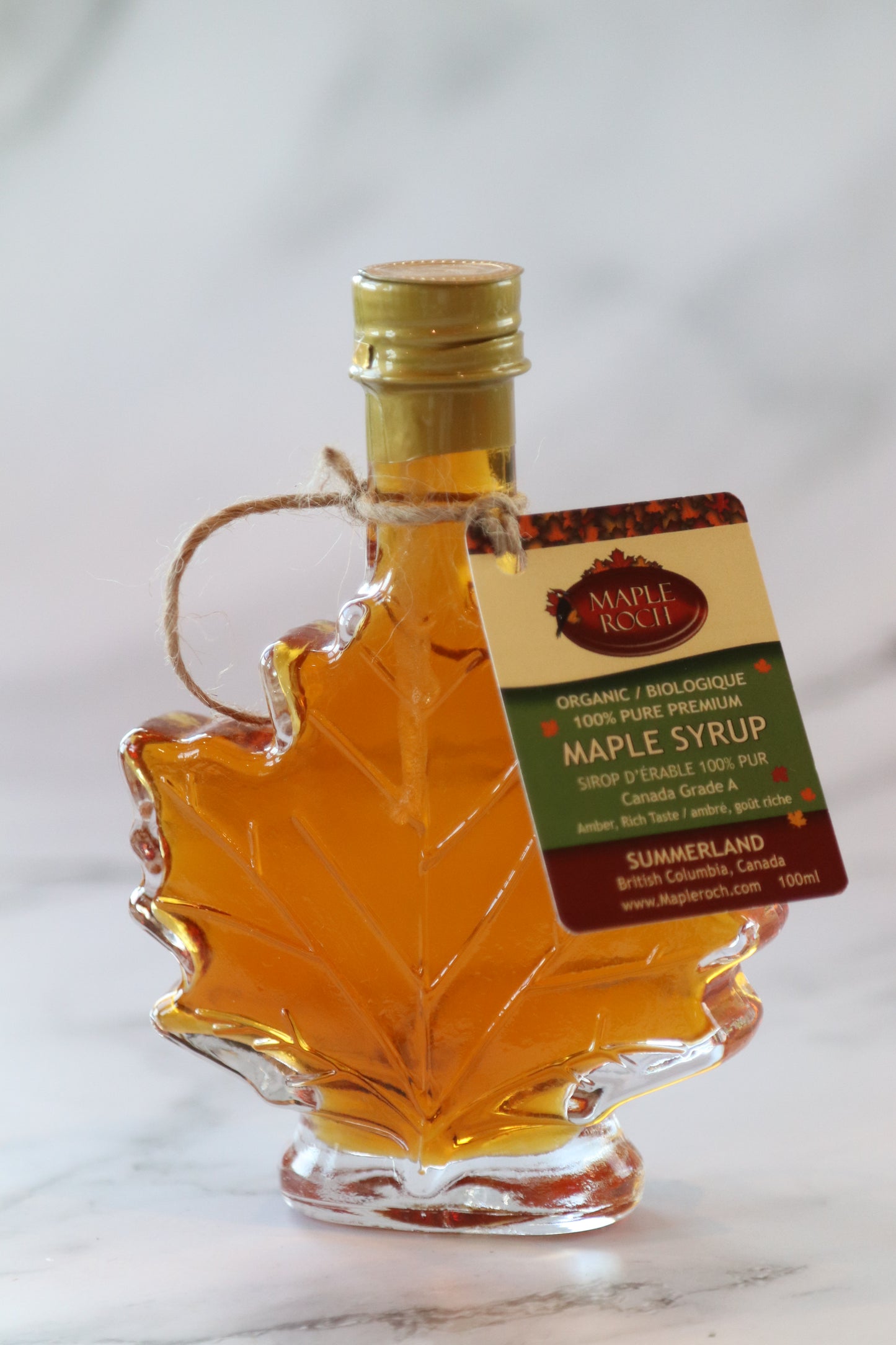 Maple Syrup - Maple Leaf Bottle 100ml