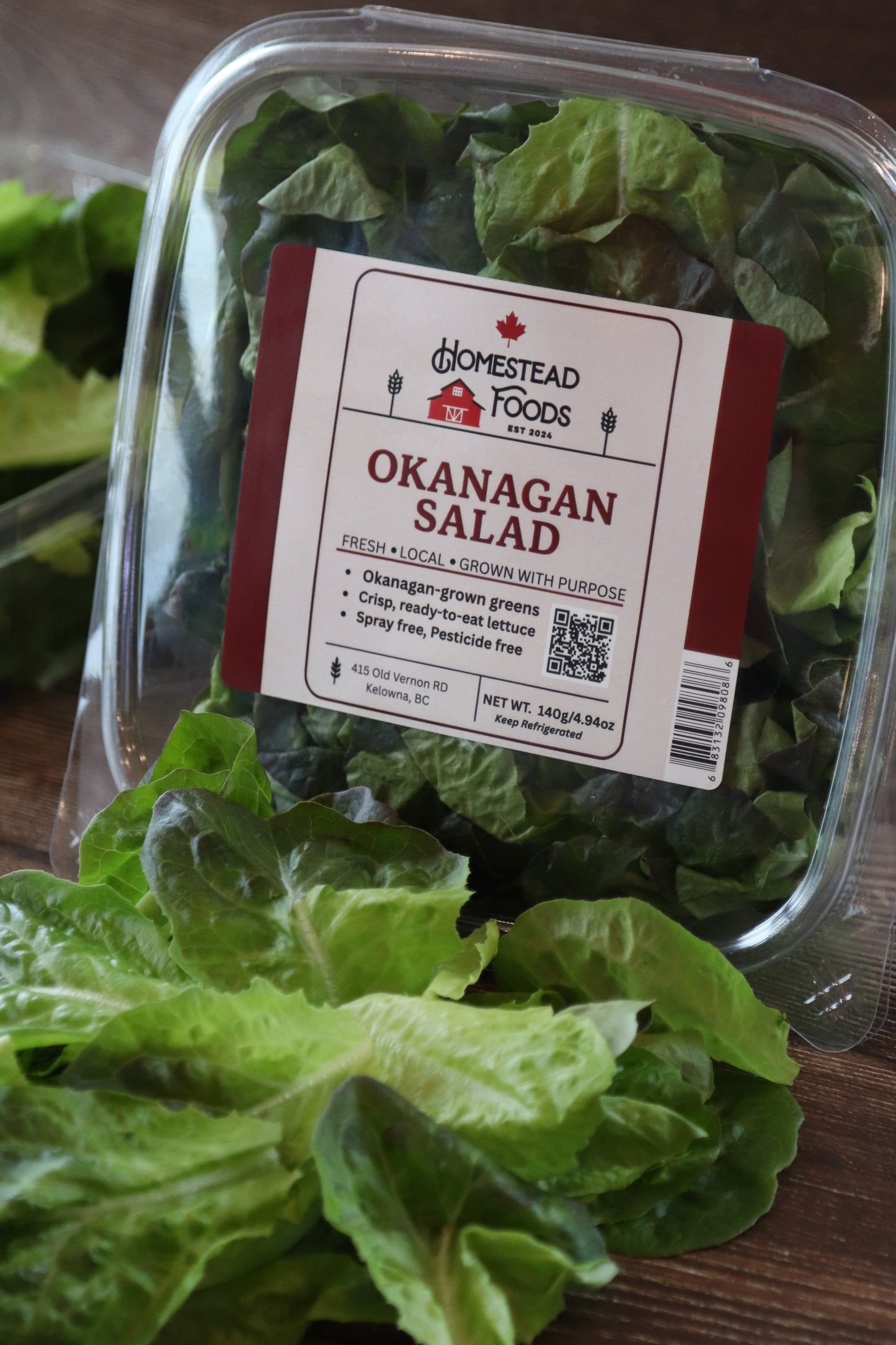 Ready to Eat Lettuce  140g Container